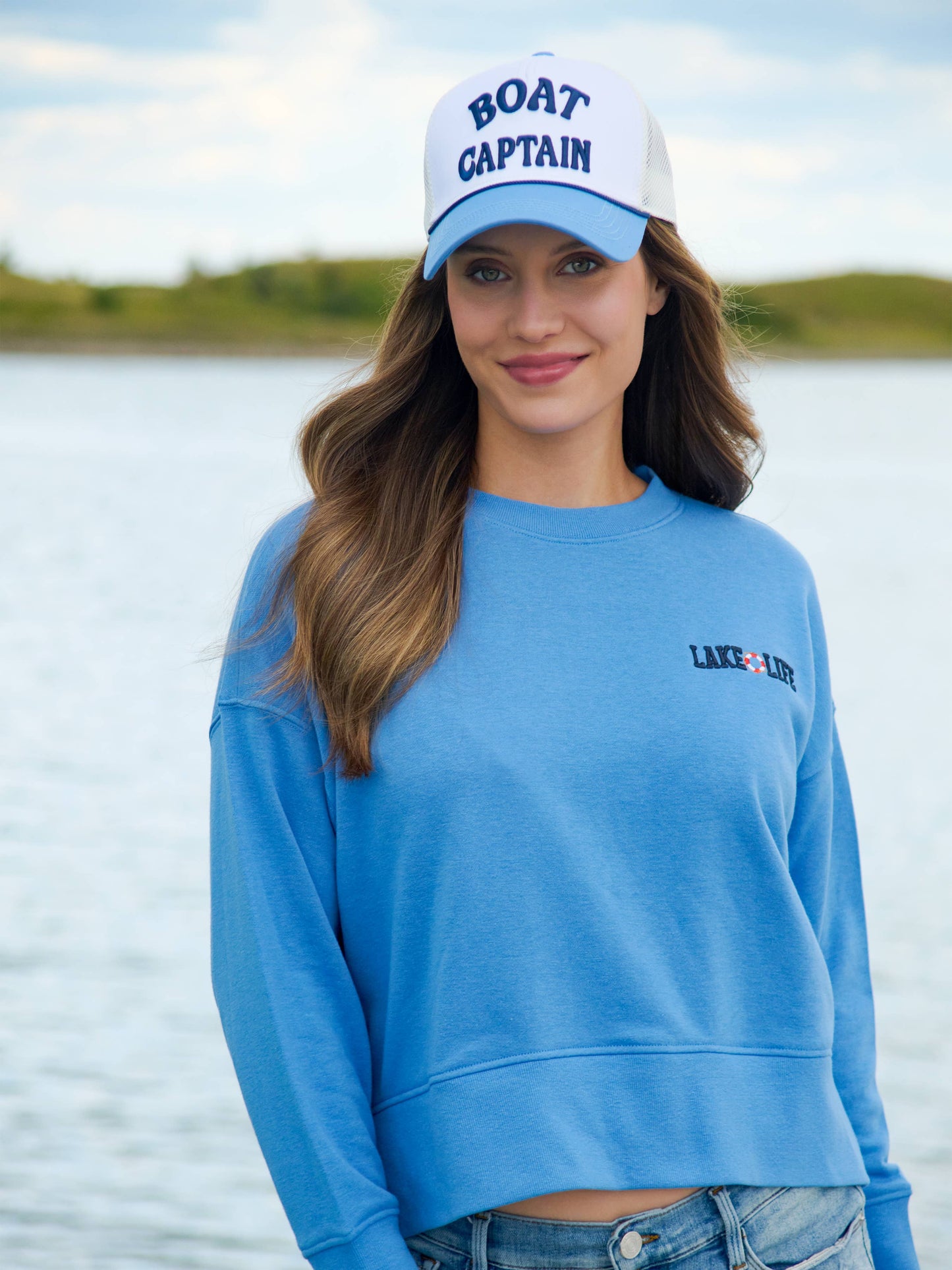 "BOAT DOCKS AND FLIP FLOPS" SWEATSHIRTS