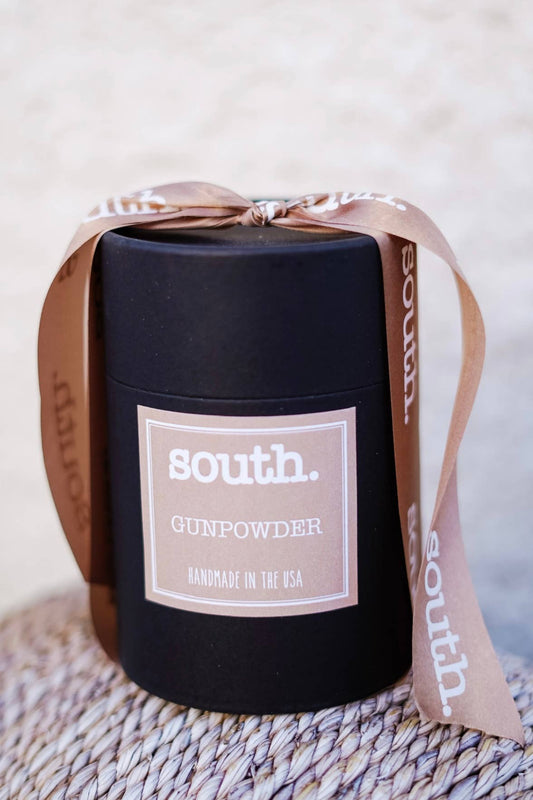 Gunpowder Sandalwood + Bourbon Soy Wax Jar Candle