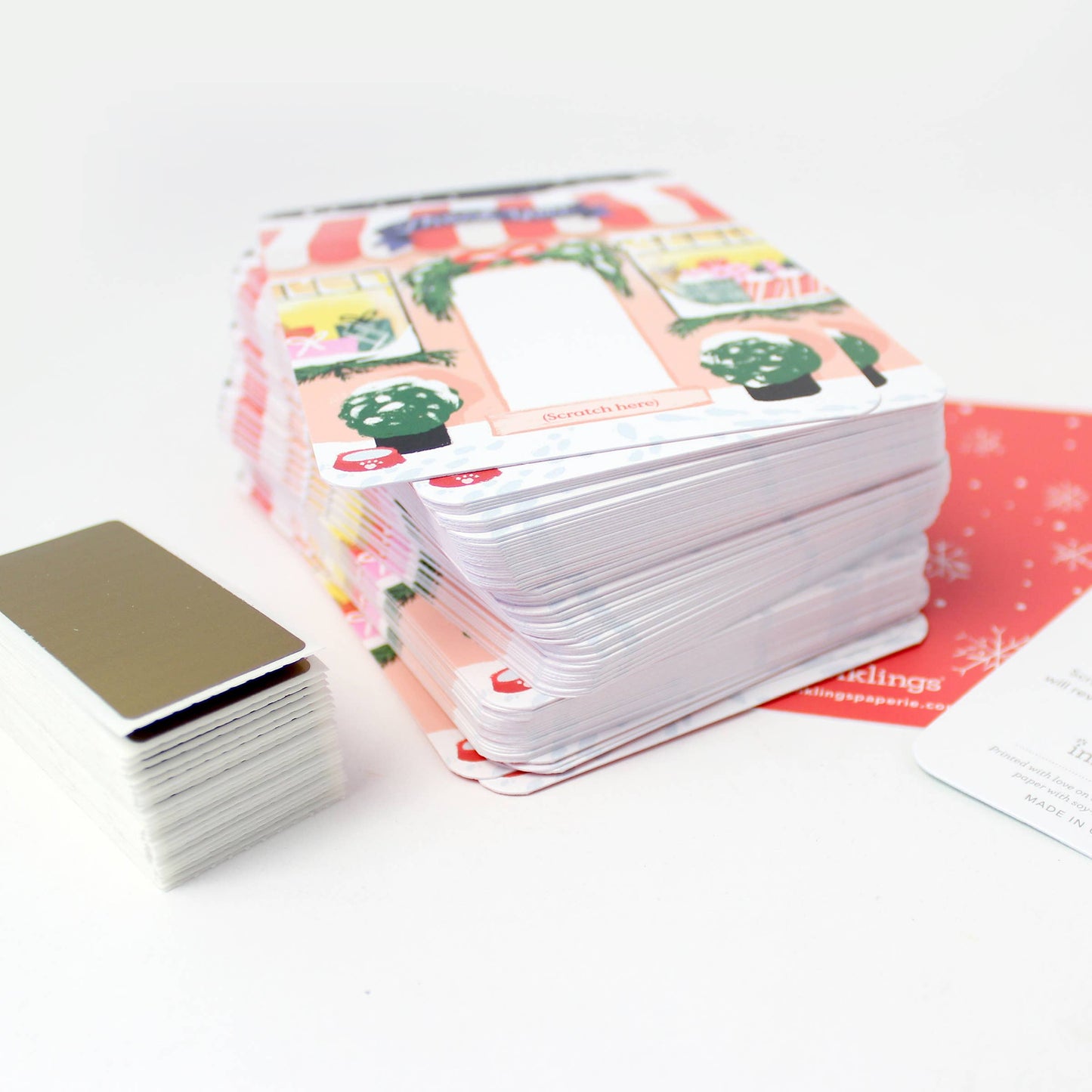 100 Customer Scratch-off Cards - Winter Shop