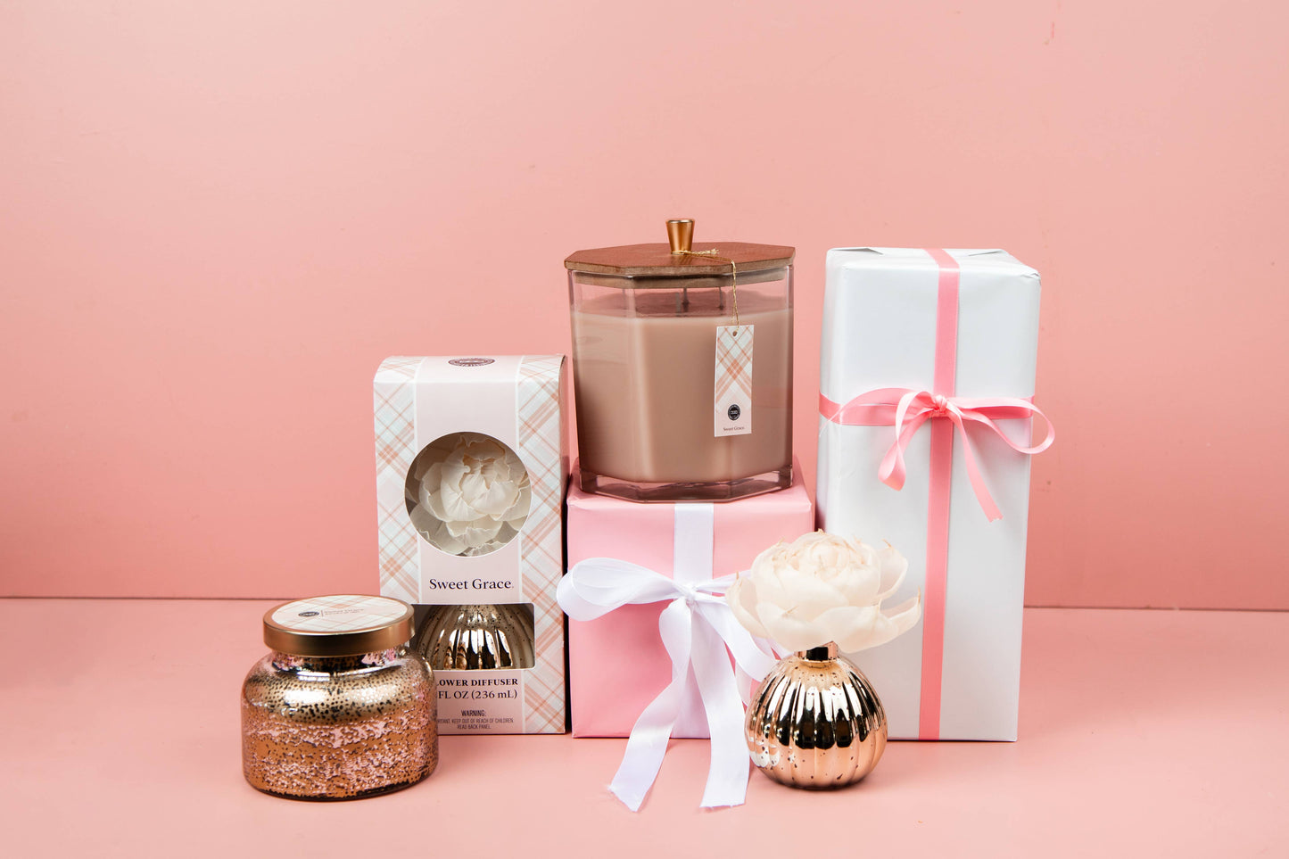 Sweet Grace Large Decorative Candle