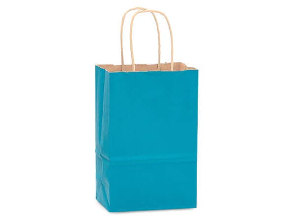 Recycled Kraft Color Paper Retail Shopping Bags