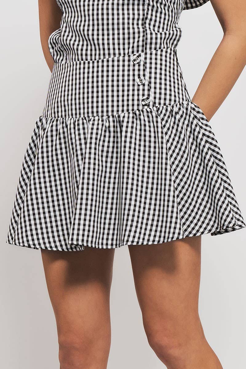 Countryside Comfort Lined Mini Skirt