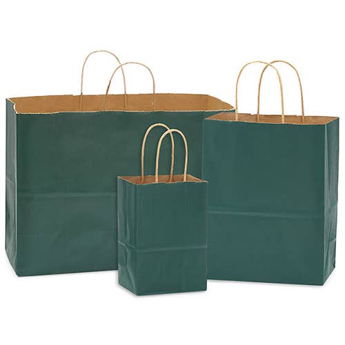 Recycled Kraft Color Paper Retail Shopping Bags