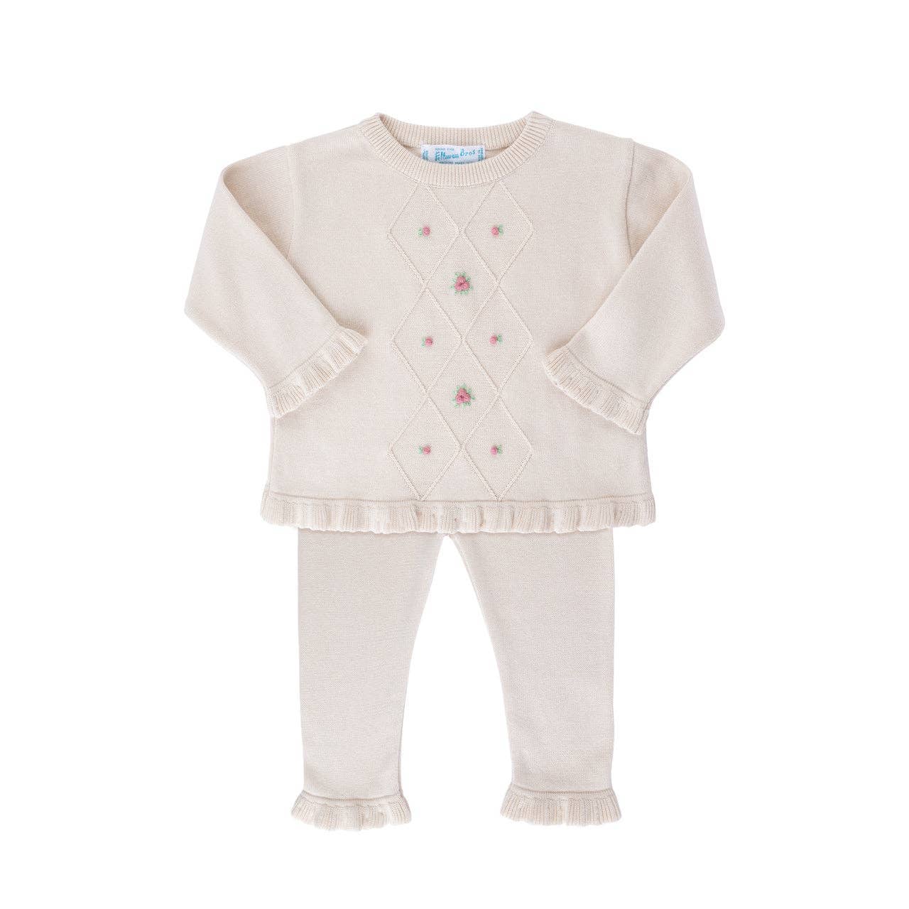 Baby & Toddler Girls Rosebud Knit Set