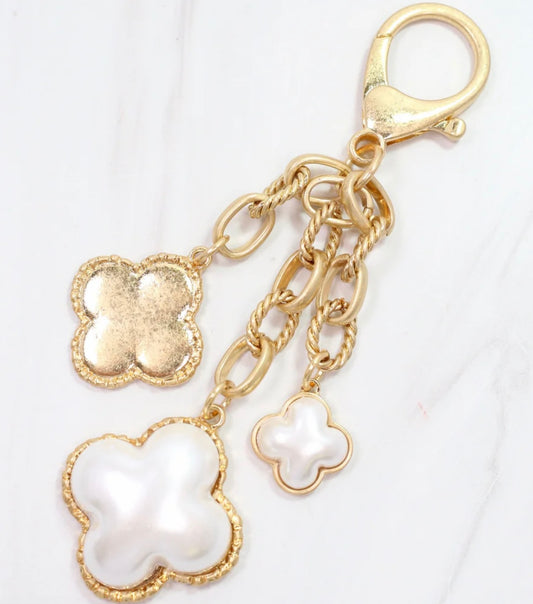 Jasmine Clover Bag Charm