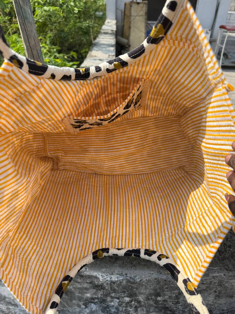 Cotton Quilted Bag Market Shopping Bag Travel Bag Tote Bags