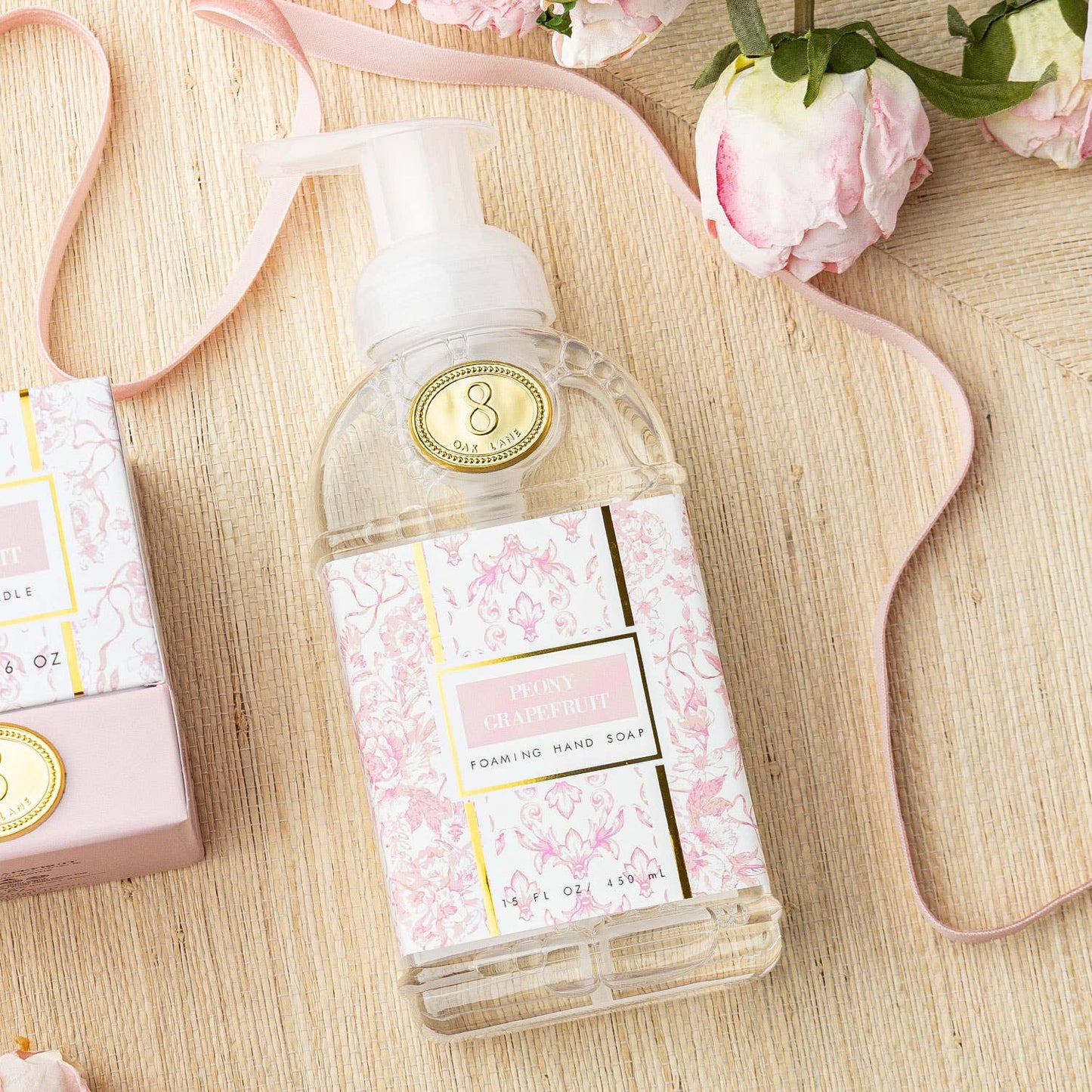 Peony Grapefruit 15oz Foaming Hand Soap for Bath