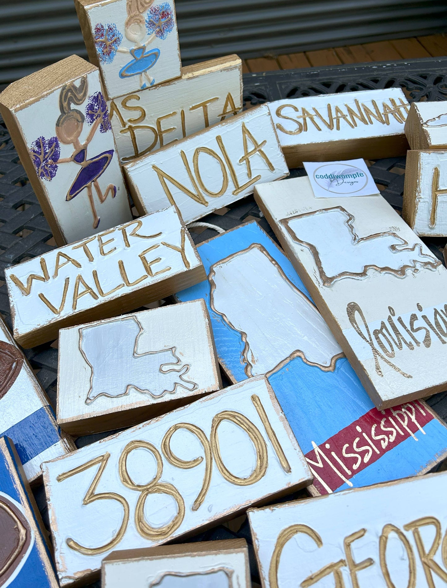 Arkansas - custom art block