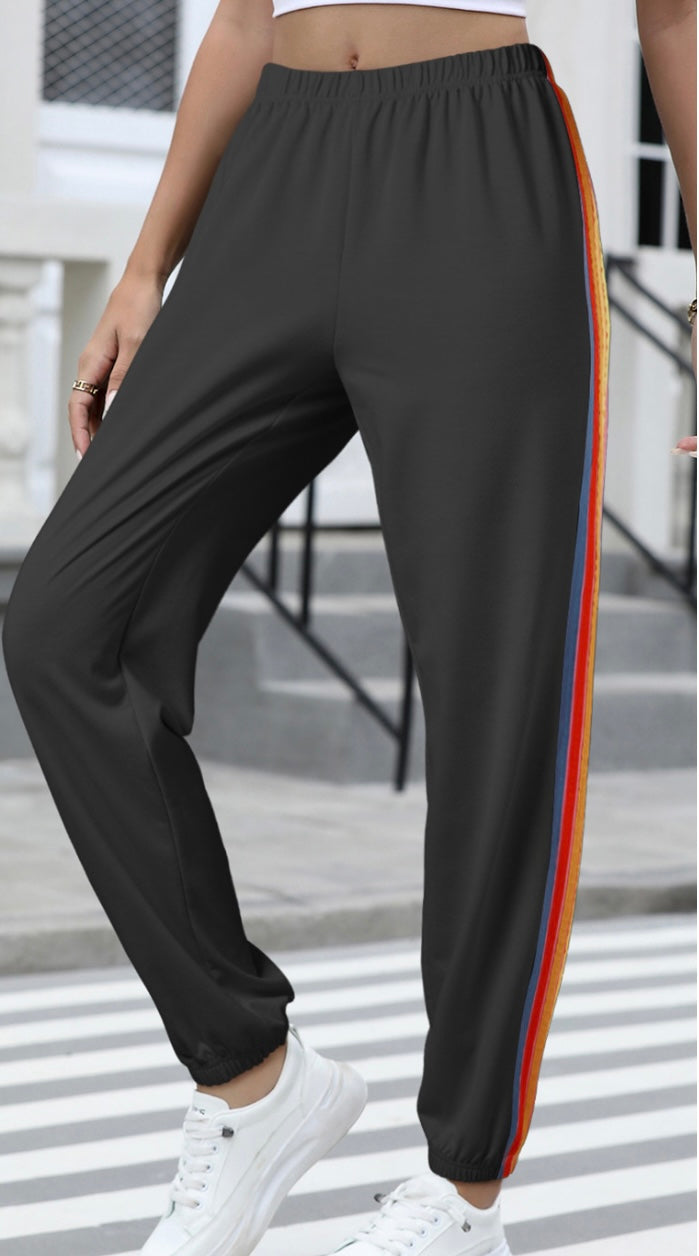 Colorful Stripe Joggers