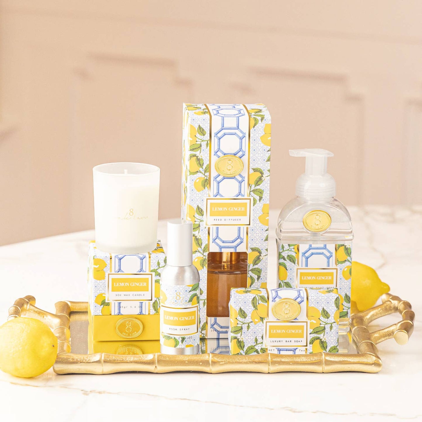 Lemon Ginger 15oz Foaming Hand Soap for Kitchen & Bath