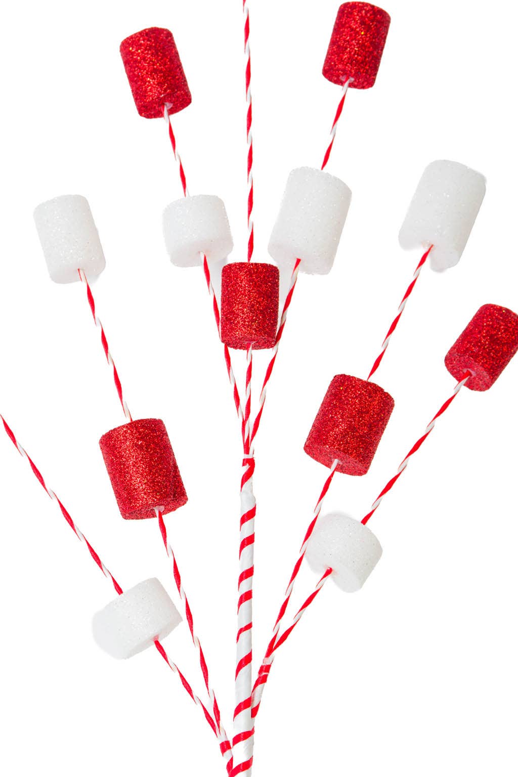 NEW - Red Marshmallow Tree Pick