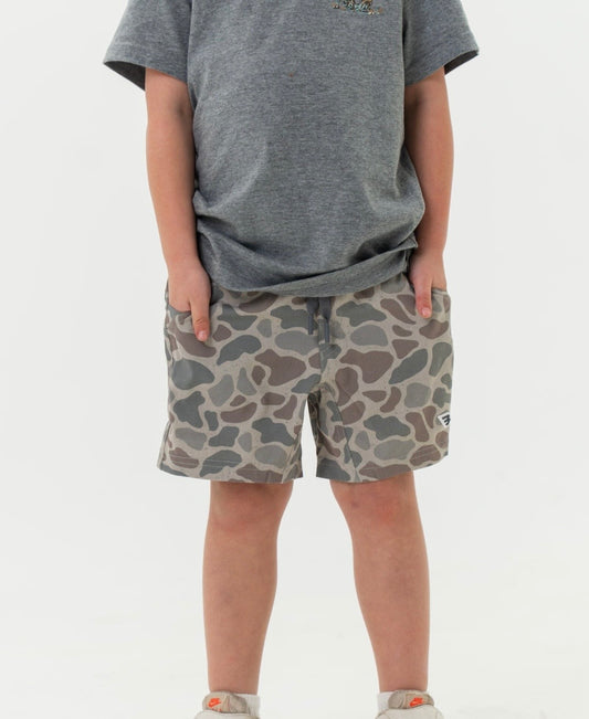 Burlebo Youth Classic Deer Camo Athletic Short