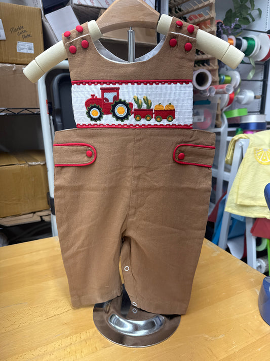 Brown Harvest Tractor Overalls