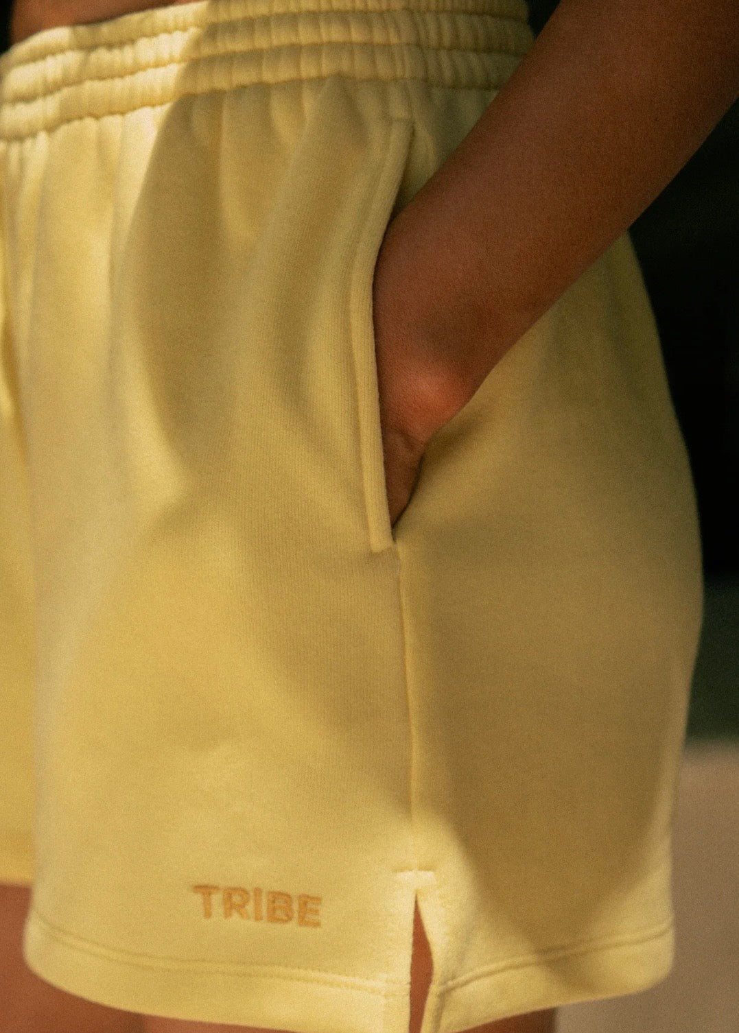 Tribe Kelley Butter Shorts Golden Hour-Sunglow
