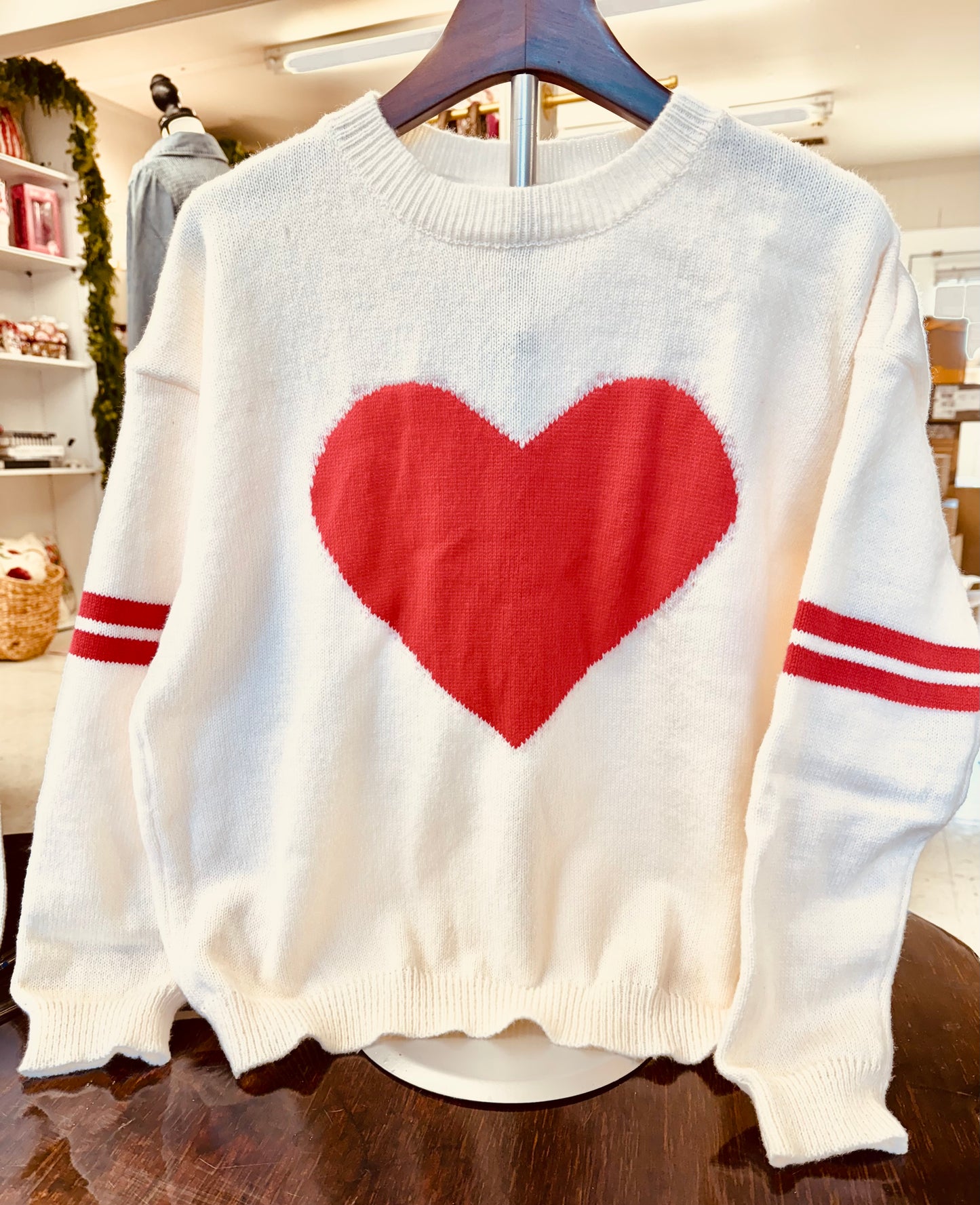 Big Heart Pullover Sweater