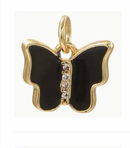 Butterfly Golden Charm