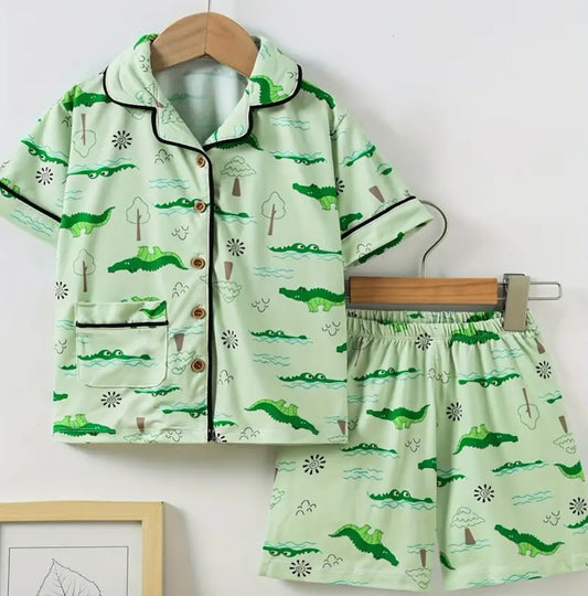 Toddler Boys Crocodile PJs