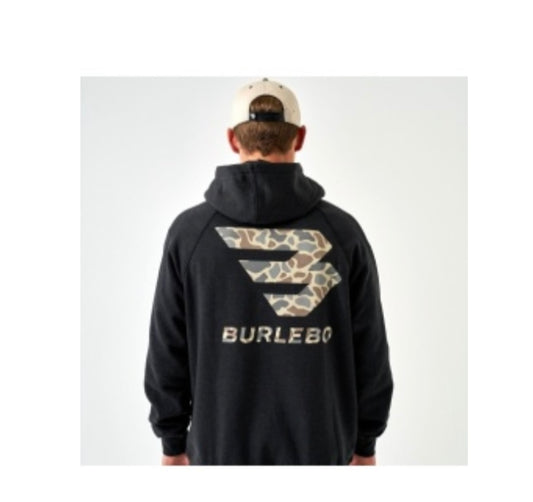 Fleece Hoodie Camo Signature Logo