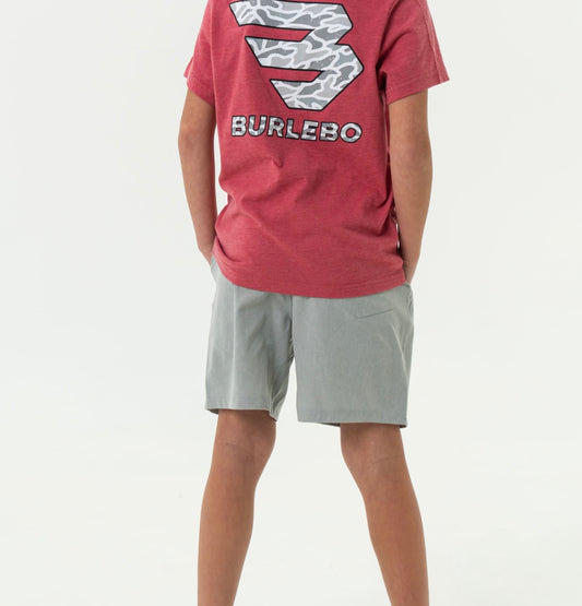 Burlebo Athletic Short - Light Grey Aztec