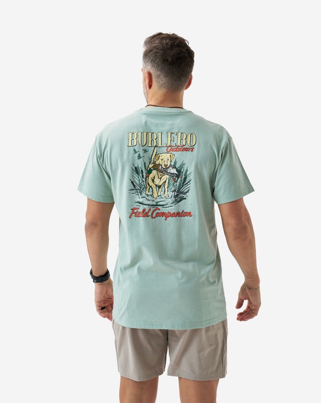 Burlebo Field Companion Heather Sage Tee