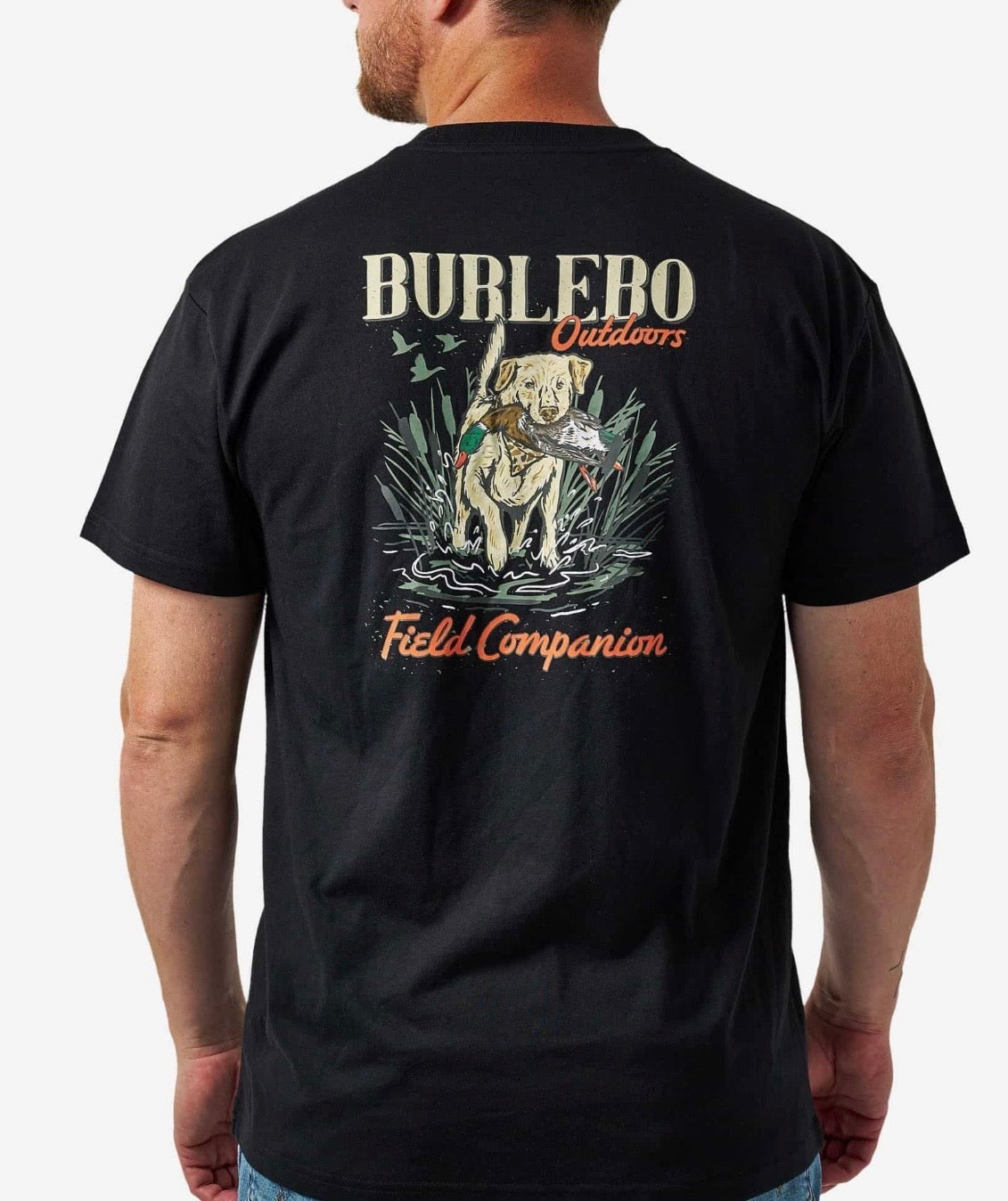 Short Sleeve Tee-Field Companion Black