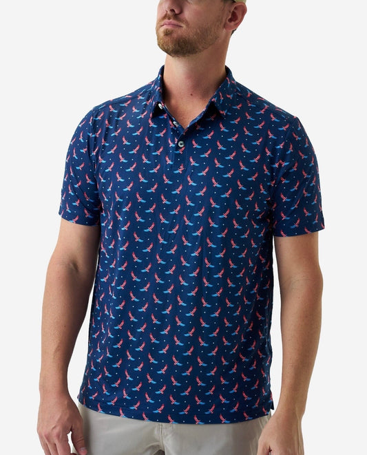 Burlebo Performance Polo-USA Eagle