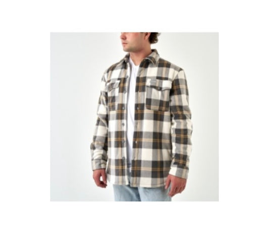 Shacket Coyote Plaid