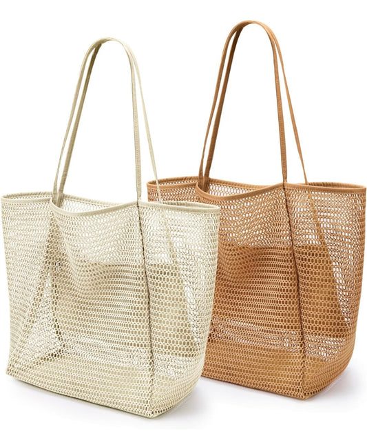 Beach Mesh Hobo Style Bag