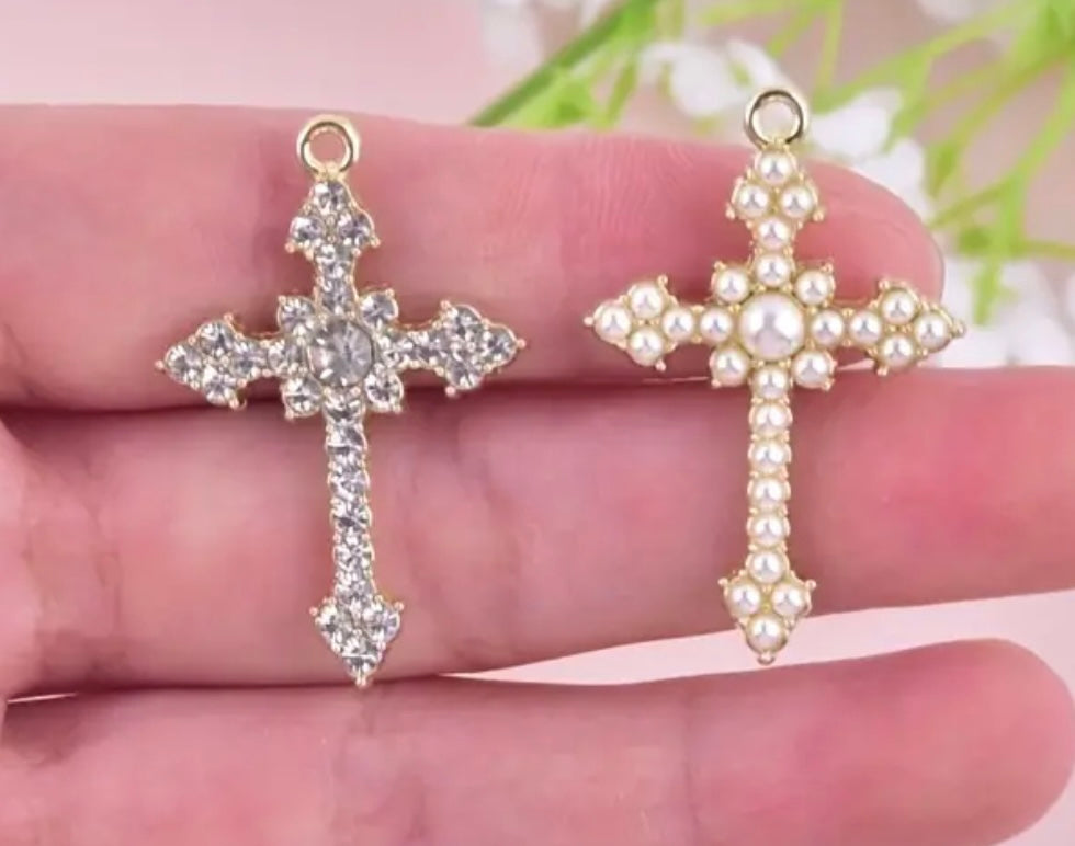 Elegant Cross Charm