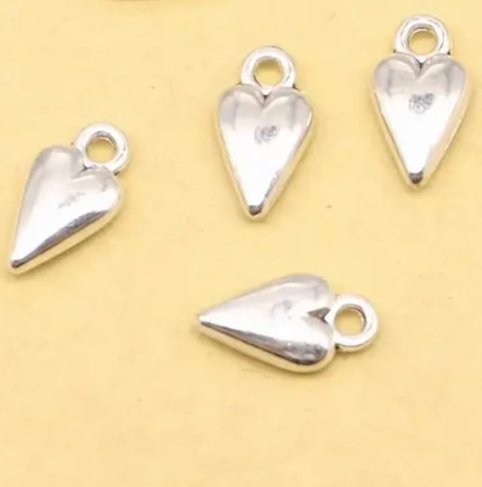 Mini Silver Heart Charm