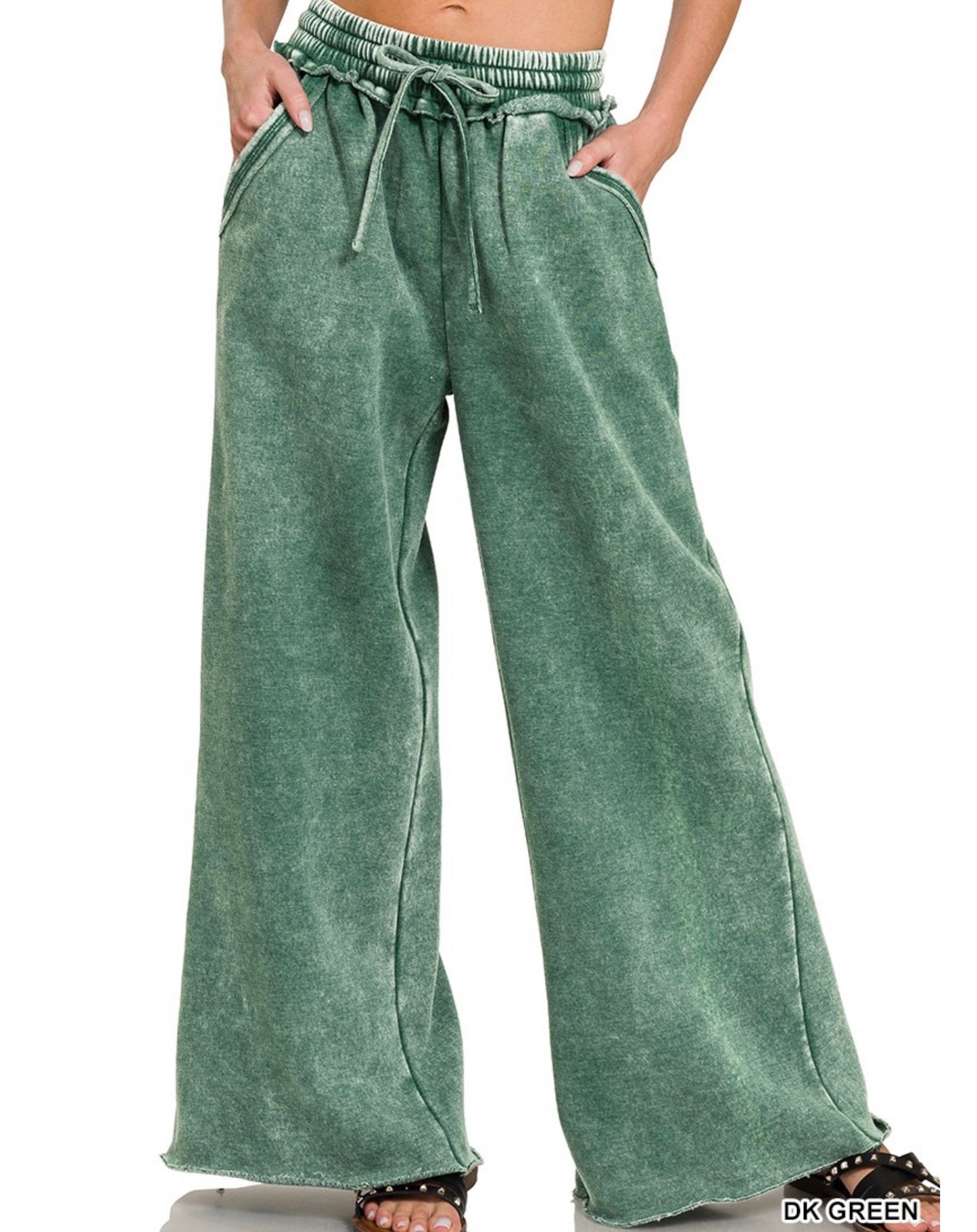 Acid Wash Fleece Sweatpants