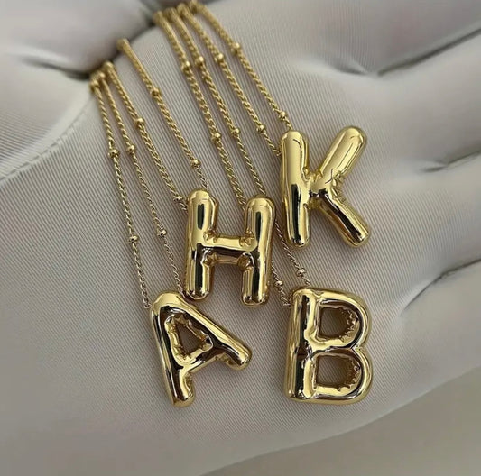 Bubble Letter Necklace