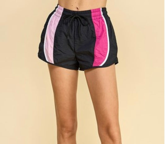 Athleisure Color Block Short