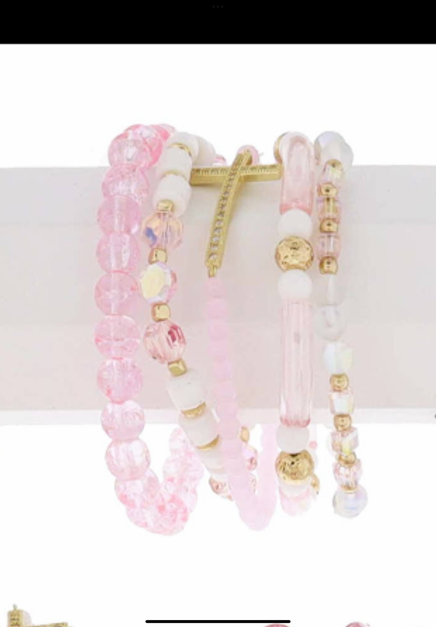 Baby Pink Grace bracelet set