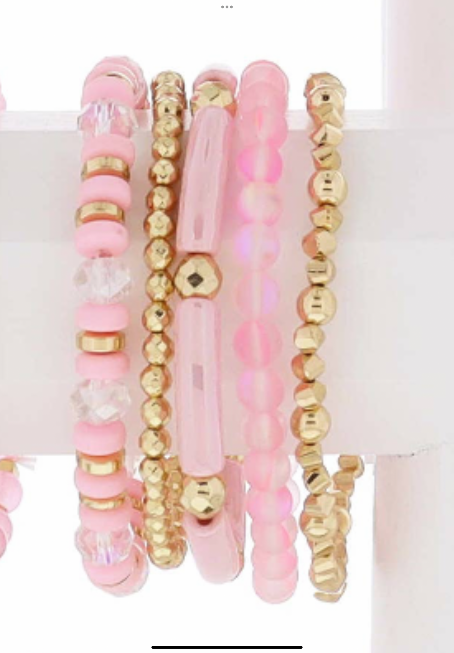 Baby Pink Bracelet Set