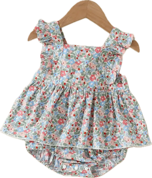 Floral Ruffle Bubble