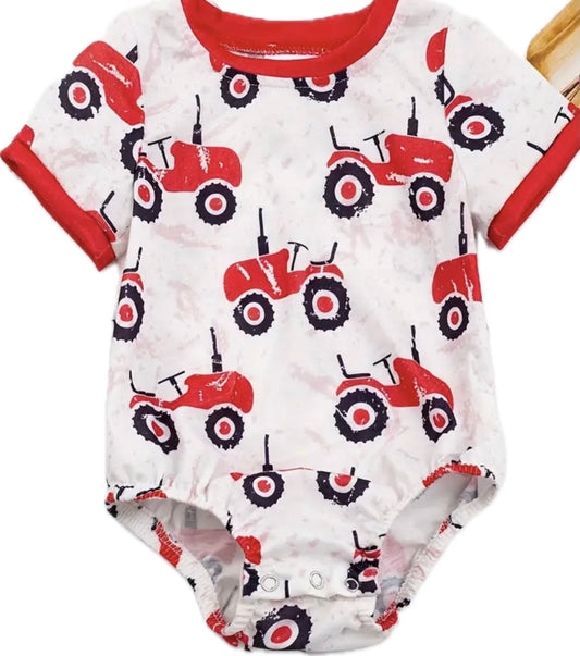 Tractor toddler onesie