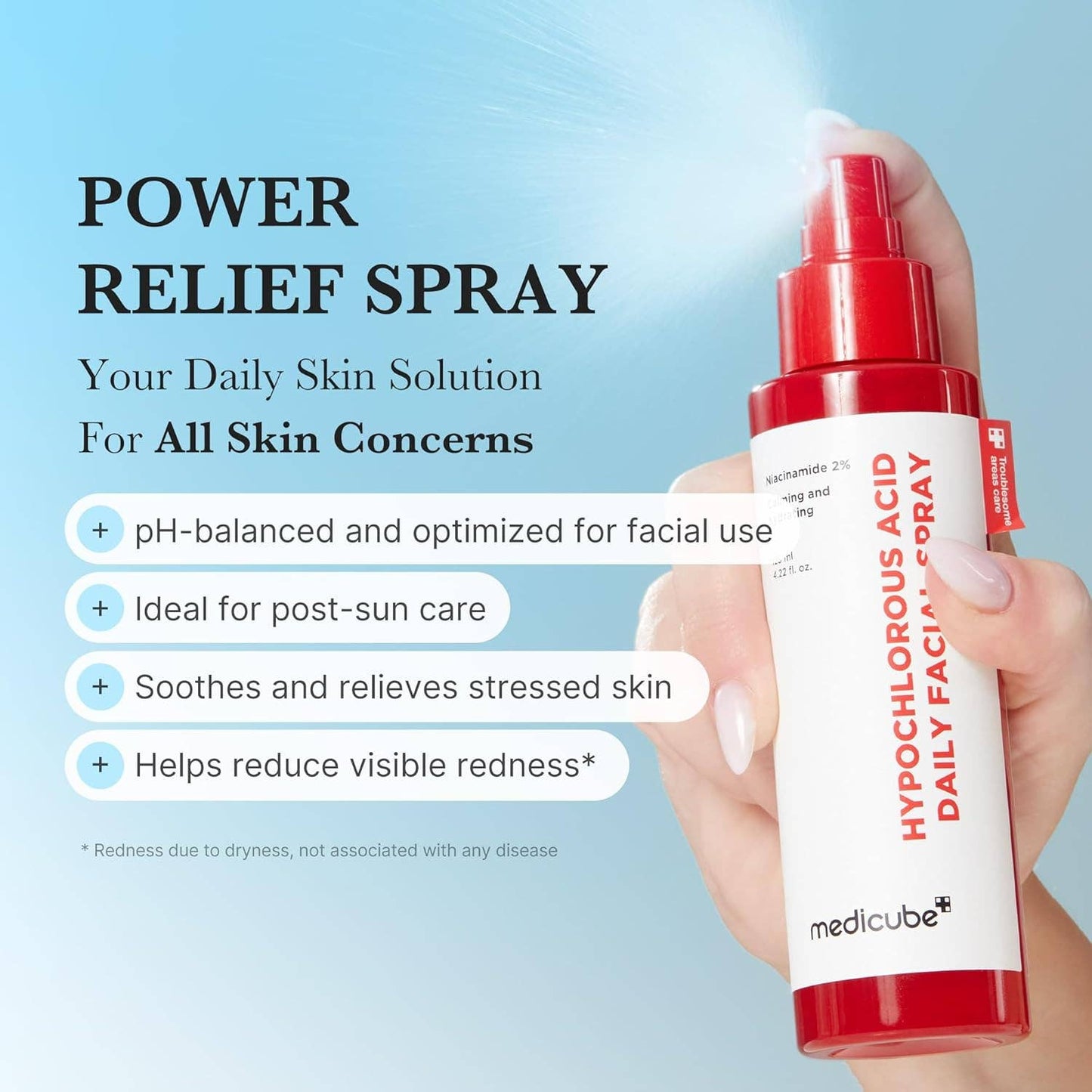 Medicube Power Soothing Spray, Hypochlorous Acid Spray