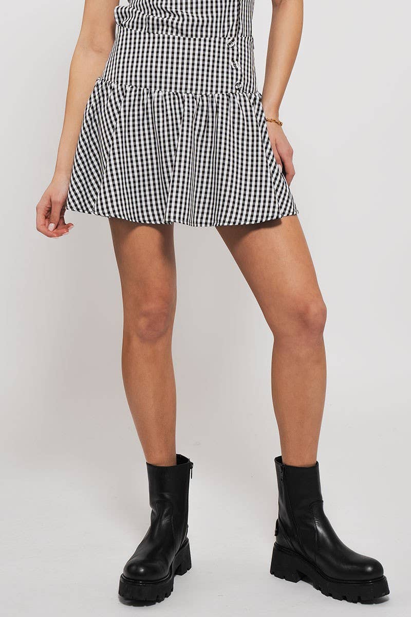 Countryside Comfort Lined Mini Skirt