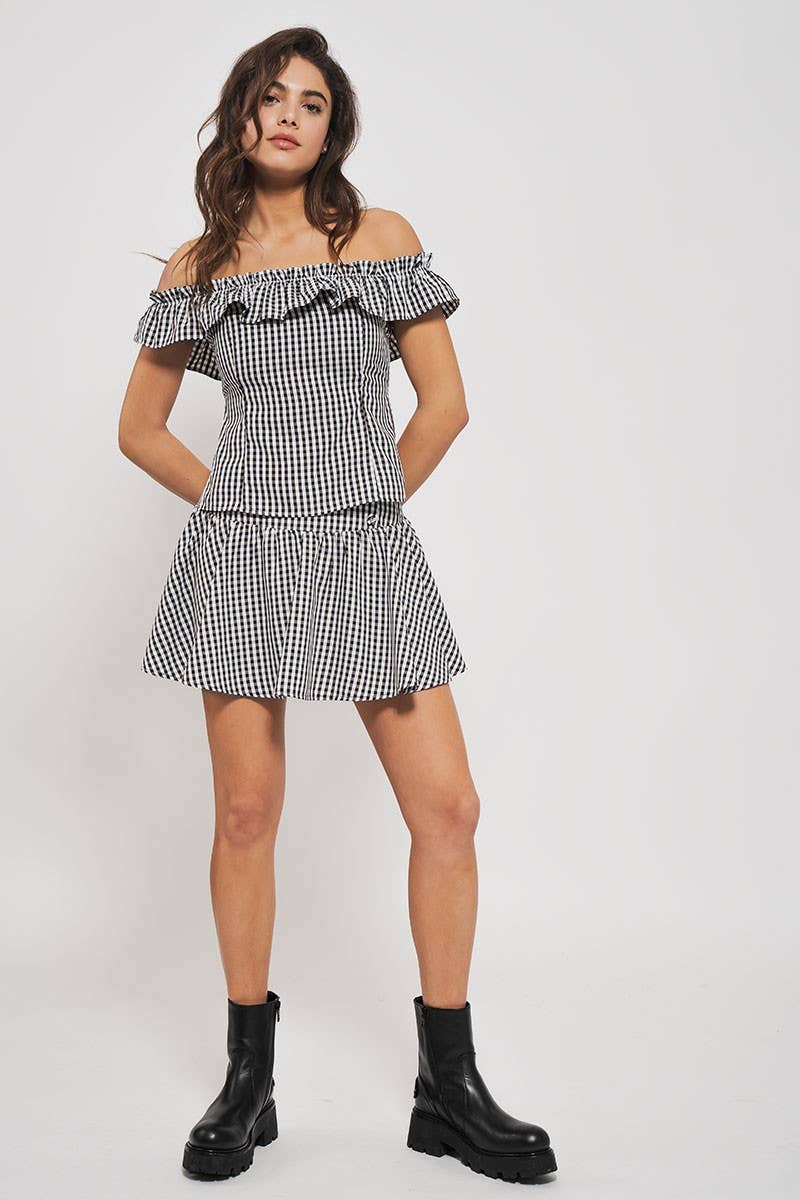 Countryside Comfort Lined Mini Skirt