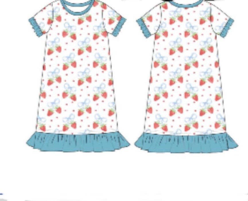 Strawberries and Bows Gown