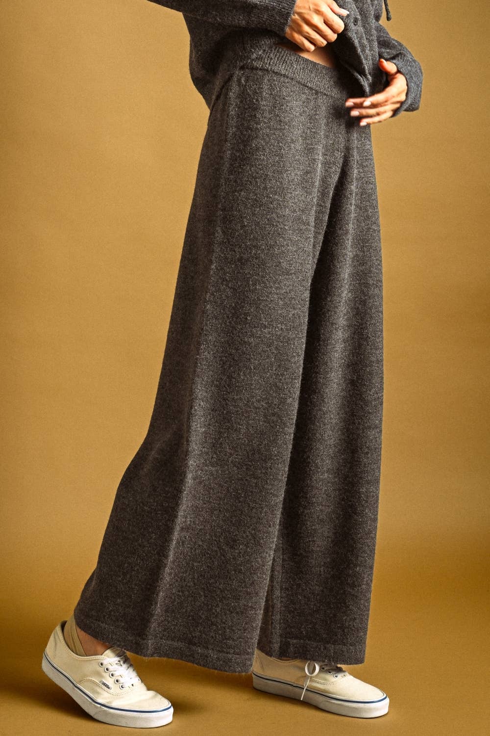 P7312ST  RELAXED SWEATER KNIT TROUSER