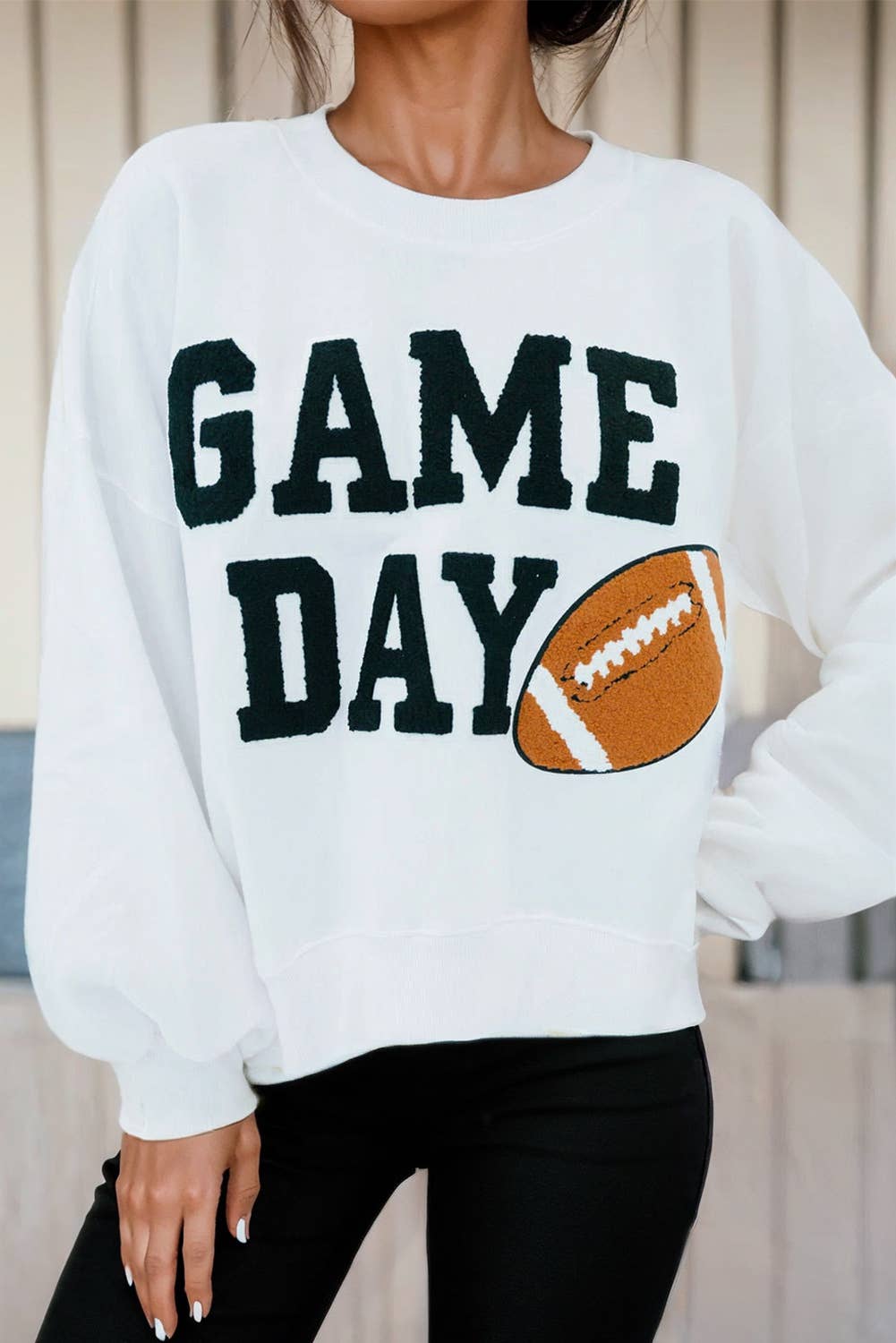 GAME DAY * Graphic Loose Pullover Sweatshirt | S-2XL