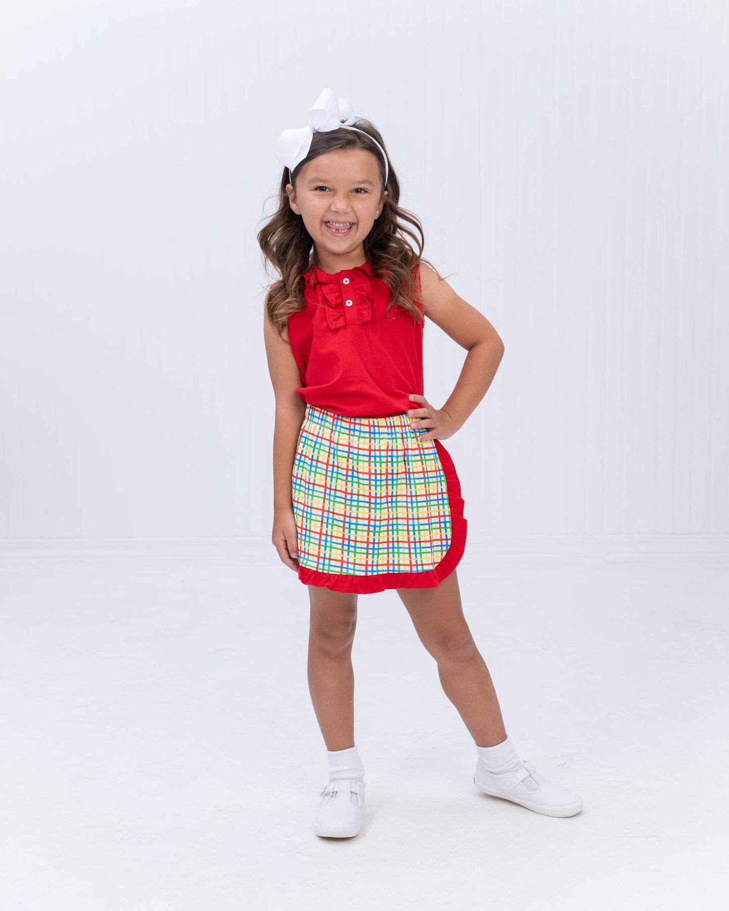 Evelyn BTS Plaid Skort