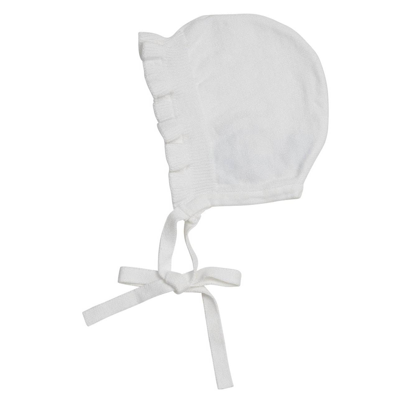 Ruffle Knit Bonnet