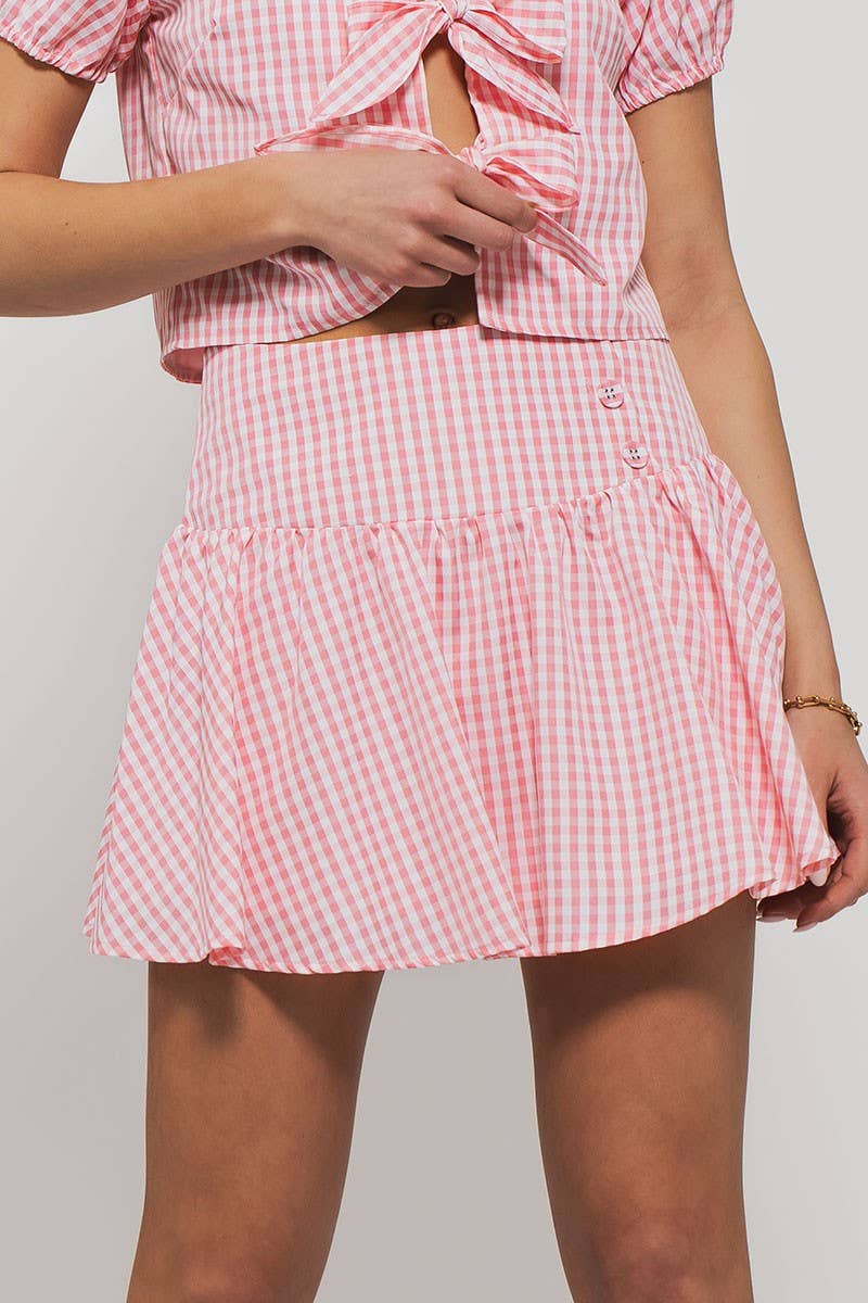 Countryside Comfort Lined Mini Skirt