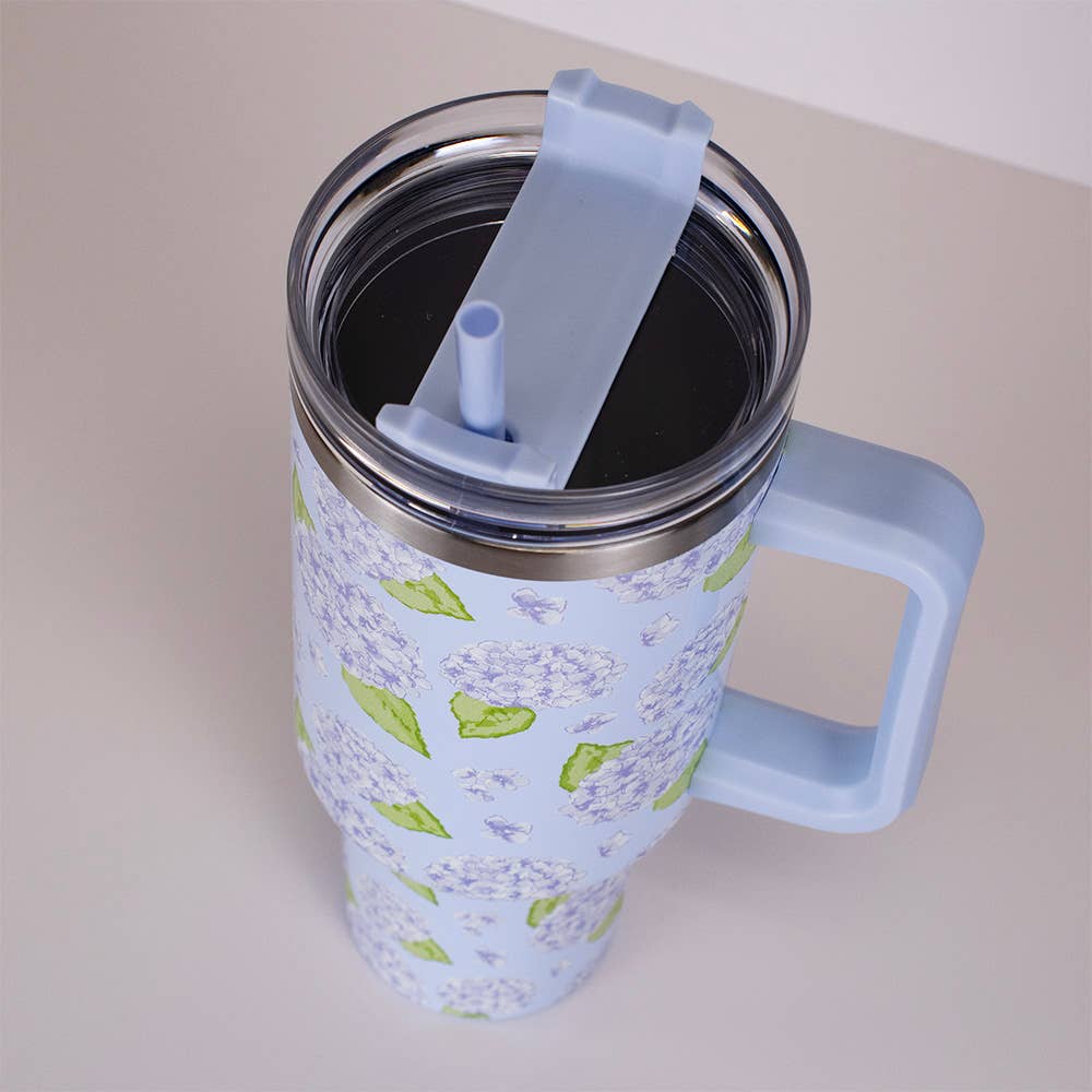 Hydrangea Tumbler   Illusion/Multi   40oz.
