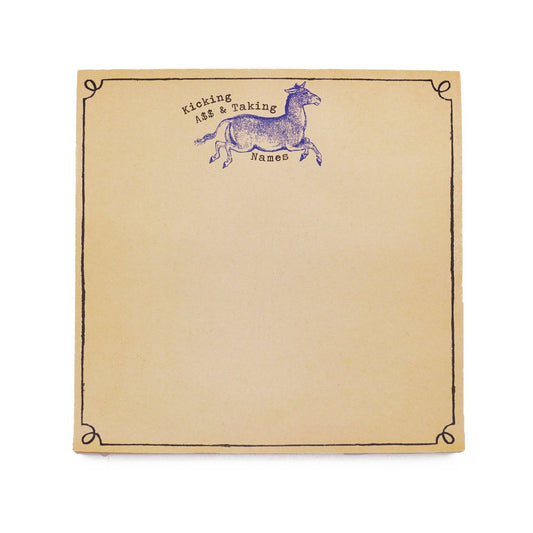 Kicking Donkey Small Notepad
