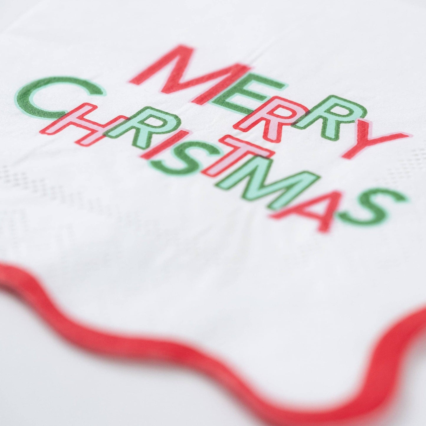 HOL25-CN6- Merry Christmas Cocktail Napkins