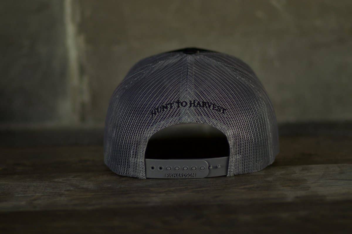 Hunt to Harvest Signature Hat - Black & Steel